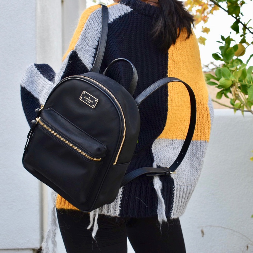Kate Spade Black Backpack